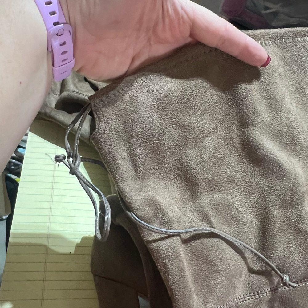 Over the Knee Amaya Tan Boots (NWOT) - Picture 10 of 16